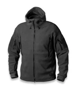 Helikon-Tex Patriot Double Fleece Jacket, Black BL-PAT-HF-01