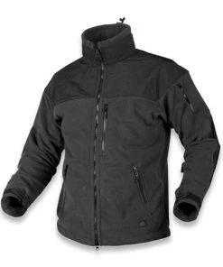 Helikon-Tex Classic Army Fleece Windblocker Jacket, Black BL-CAF-FM-01