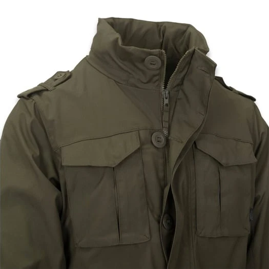 Helikon-Tex Covert M-65 Jacket, Taiga Green/black KU-C65-DC-0901A - Image 3