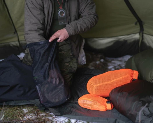 Savotta Rolltop Stuffsack 10L, Mesh - Image 7