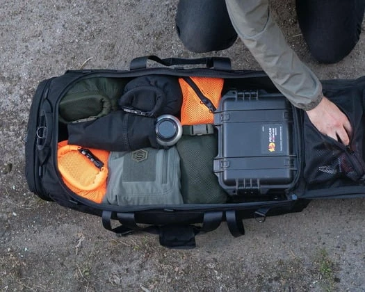 Savotta Rolltop Stuffsack 40L, Mesh - Image 5