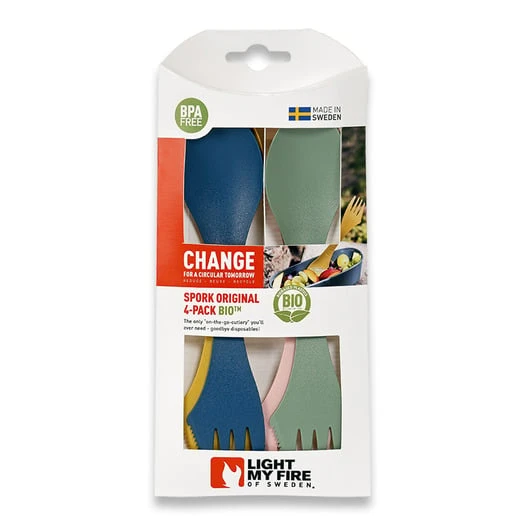 Light My Fire Spork Original BIO 4-pack Nature - Image 2